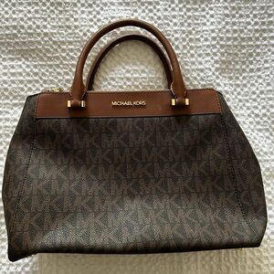 Michael Kors Dark Brown Signature Handbag